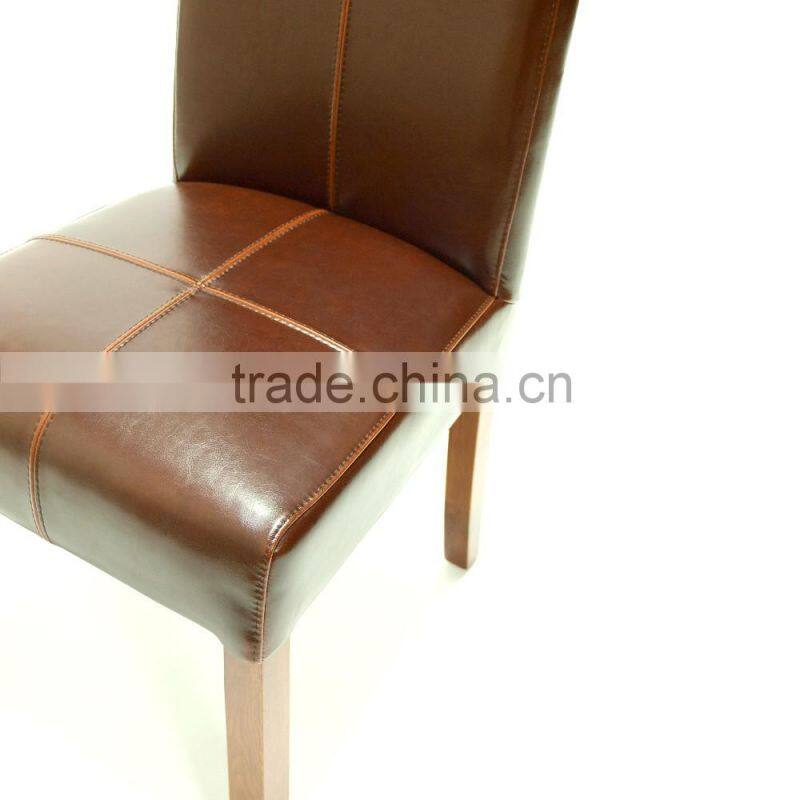 Hot selling classic square back dining oak wood modern lounge chair