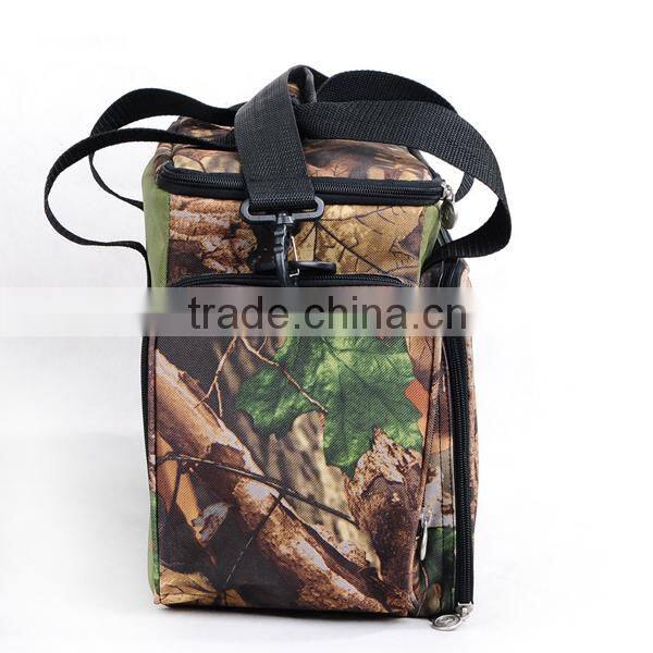 Fashion camouflage insulated cooler bag,outdoor camouflage cooler bag