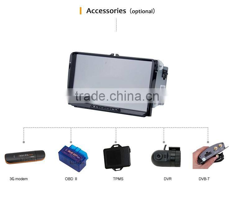 9 Inch 2 din Black screen RK3188 Android 5.1.1 CPU 16 GB Android car gps dvd player OEM for VW Volkswagen Golf 5 6 Polo