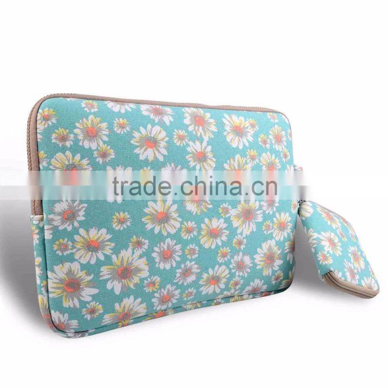 2016 Canvas sleeve with bag For Macbook/Laptop air pro retina 13";manufacturers Sleeve For ipad Macbook Air Pro 9.7/11/12/13/15"