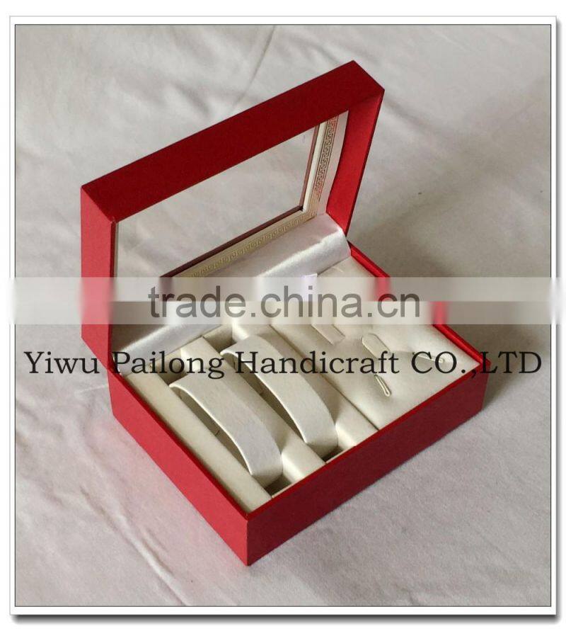 Custom Made Fashion Luxury Designer Packaging Transparent PVC Watch Boxes Cases