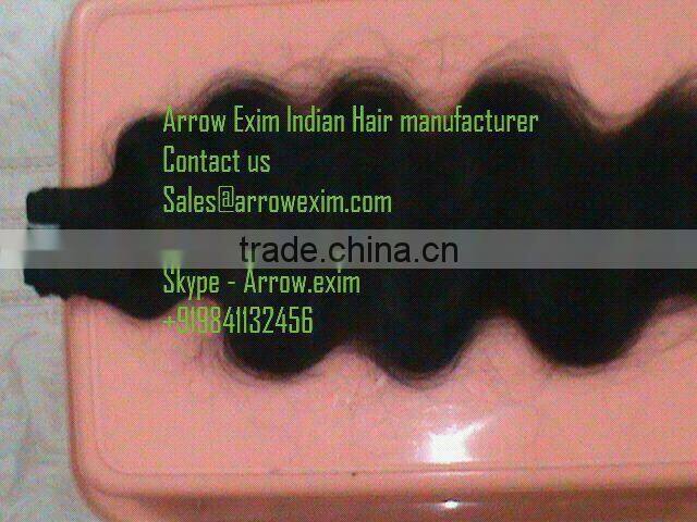 100% unprocessed Indian virgin remy human hair extension/bulk