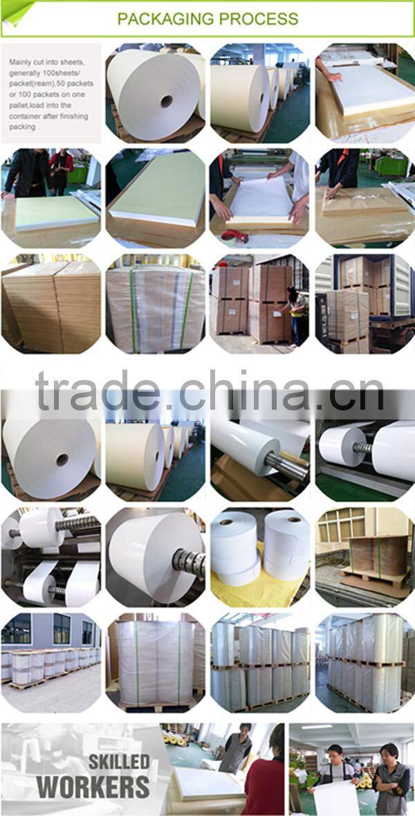 China flexographic printing brown adhesive kraft paper