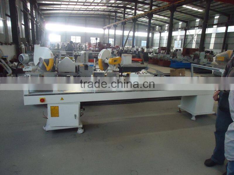 cutting upvc profiles two heads cutting saw