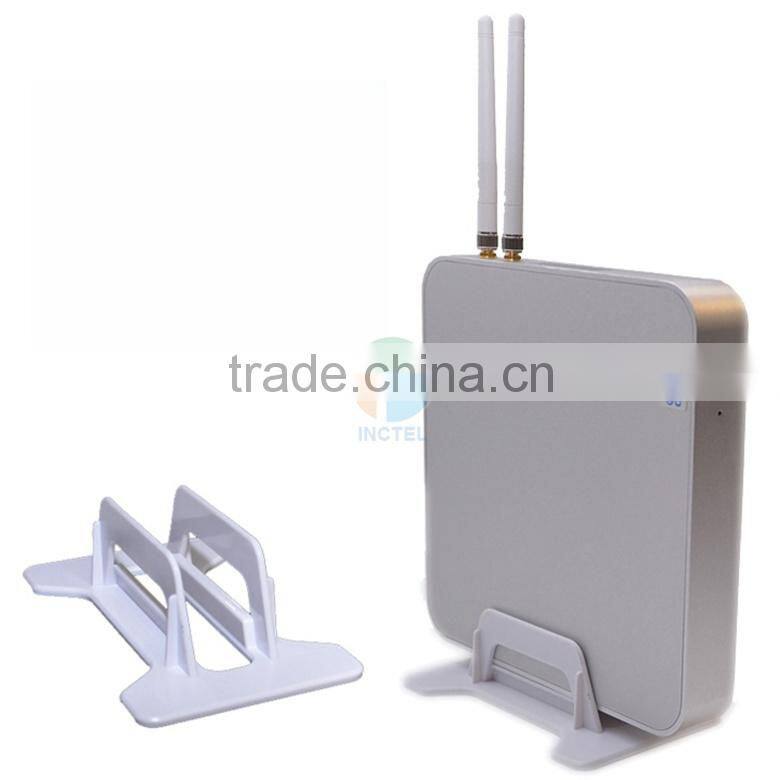 Fanless Alluminum Chassis Four Native USB 3.0 C1037u 1.8GHZ 4G RAM 64G SSD Gaming Computer Server Case