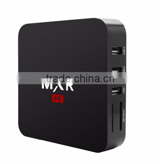 Rockchip RK3229 MXR, quad-core, 4K TV Box, 1GB RAM,8GB eMMC flash,Google Android 4.4