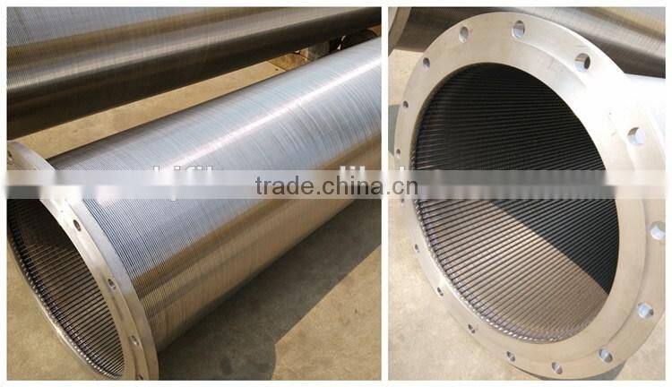 johnson v shaped wire welded stainless steel water well screens