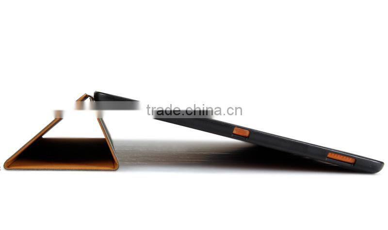 Factory New Arrival Ultra Thin Tri-folding Tablet PU Leather Smart Cover for iPad Pro