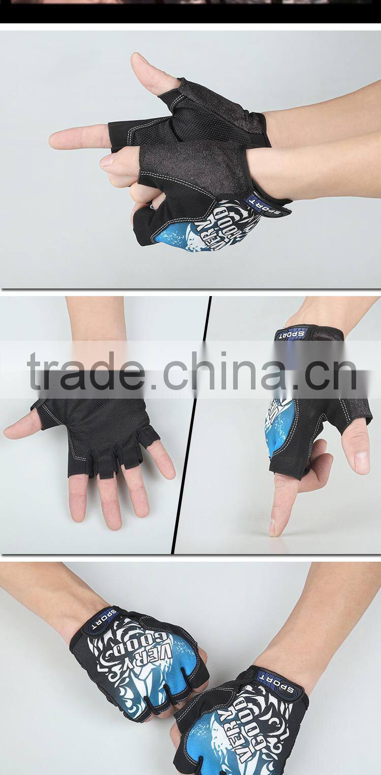 2015 adjustable half short finger best bicycle gloves