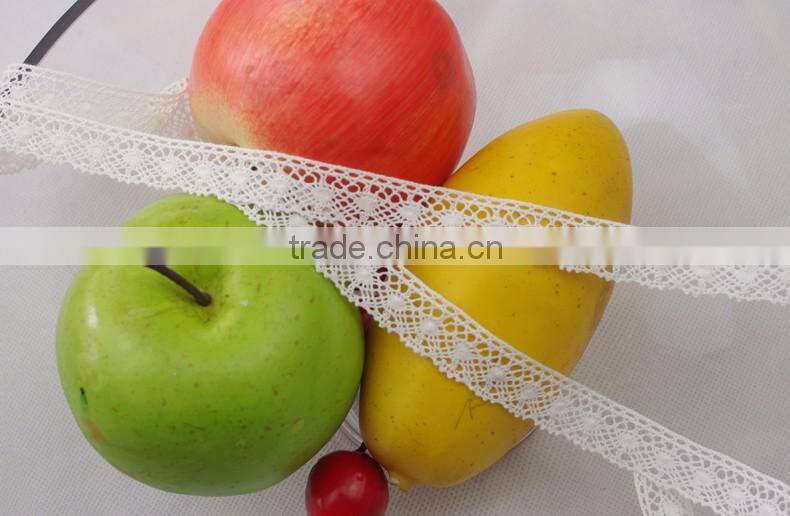 2016 african guipure Cotton ribbon trim crochet accessories lace 150204