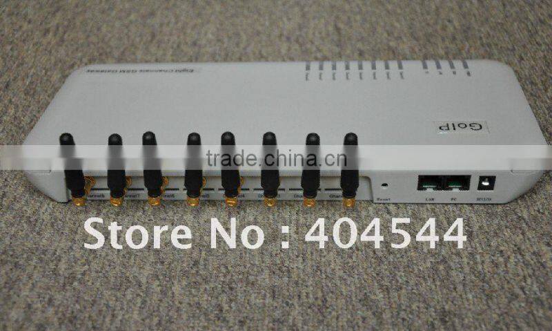 gsm to voip gateway router 8 ports