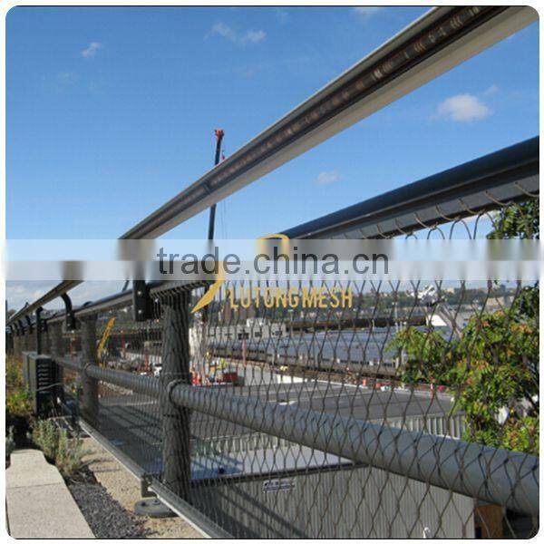 handrail stainless steel cable,stainless steel wire rope mesh net, cable wire netting mesh