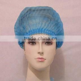disposable nonwoven bouffant cap for beauty shop