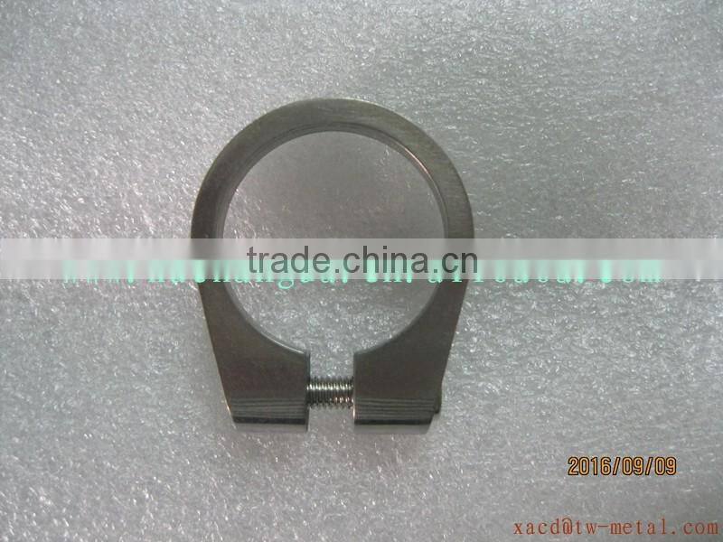 Custom Ti seat clamp fit for Ti seat post 27.2mm High Quality Ti bike seat clamp custom XACD Ti bike parts seat clamp