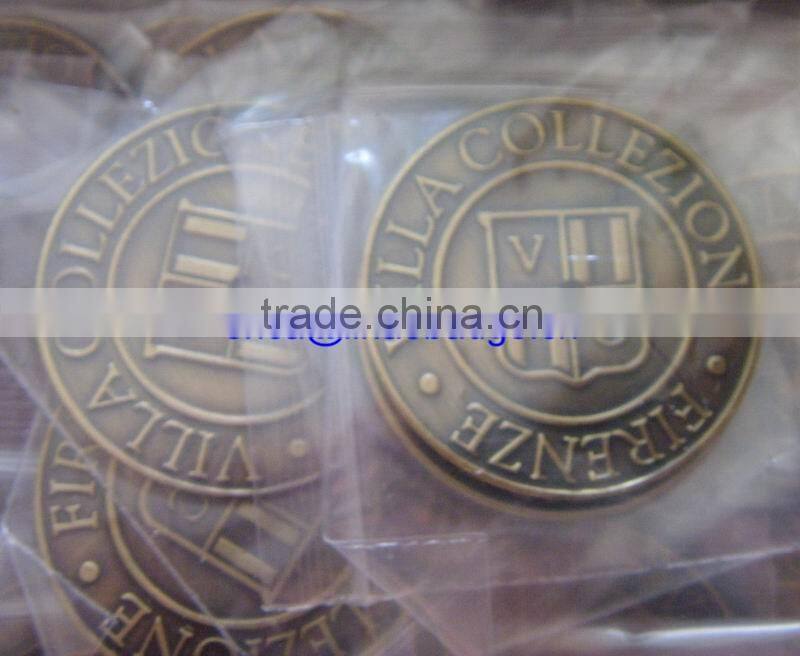 NO MOQ!Enamel metal challenge coin, Custom medal coins,commemorative round coins