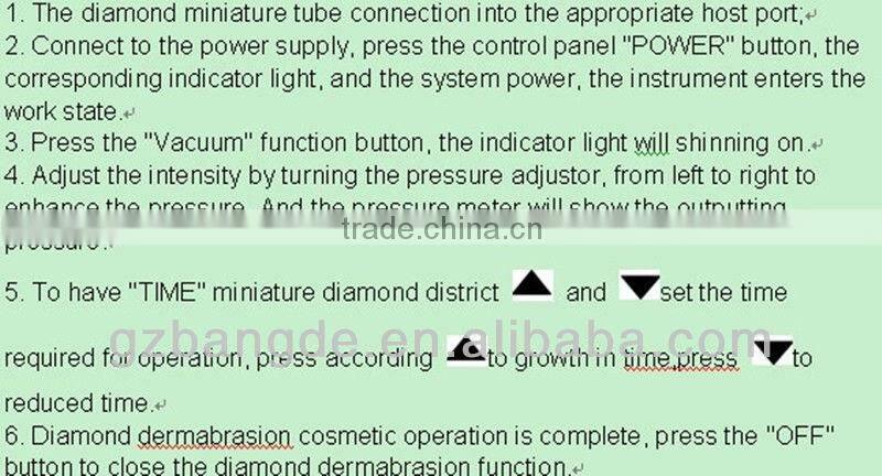 2013 New arrvival! Diamond dermabrasion machine for skin care beauty machine BD-BZ023