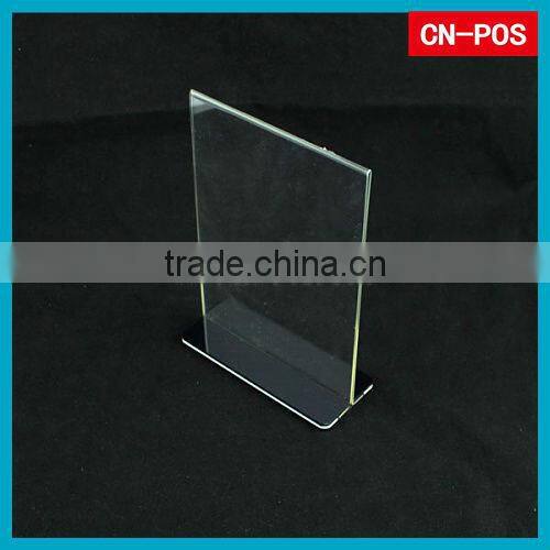 transparent acrylic holder for label displaying