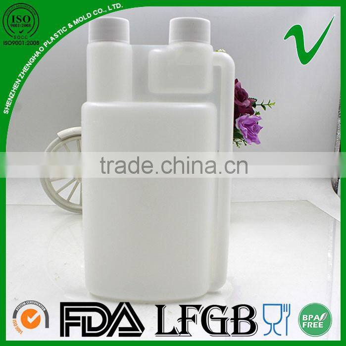 industry use wholesale durable Twin Neck Plastic Bottle with screw cap
