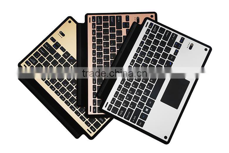 wireless keyboard for tablet pc Microsoft Surface Pro 4 12.3inch Ultra-Thin Aluminum Touchpad Bluetooth Keyboard-MZ-1088