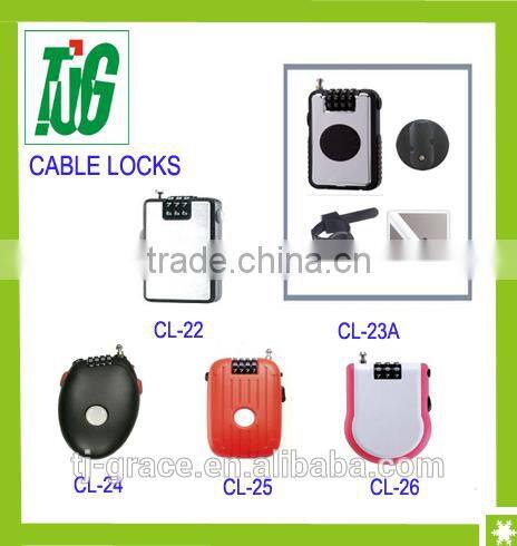 Retractable Cable lock, Bicycle Lock