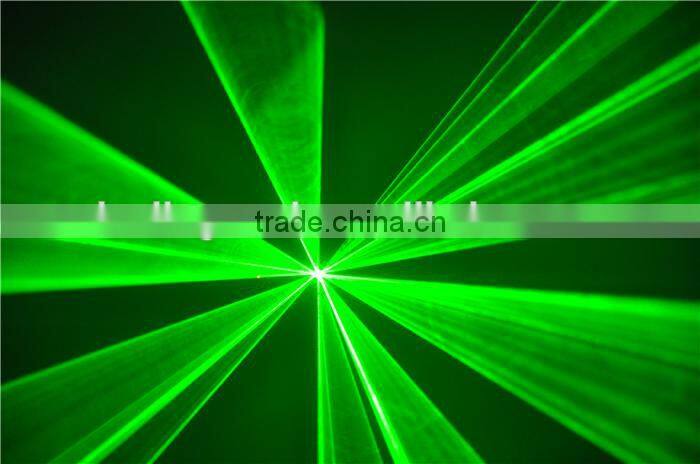 Powerful long distance 8W Green laser outdoor Hotel logo projector