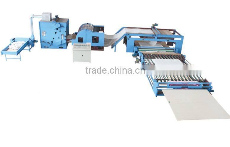 HFJ-88 non woven sheep wool Production line of bedding and covering