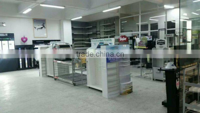 Stackable Folded Metal Floor Display Tyre Stand/double layer