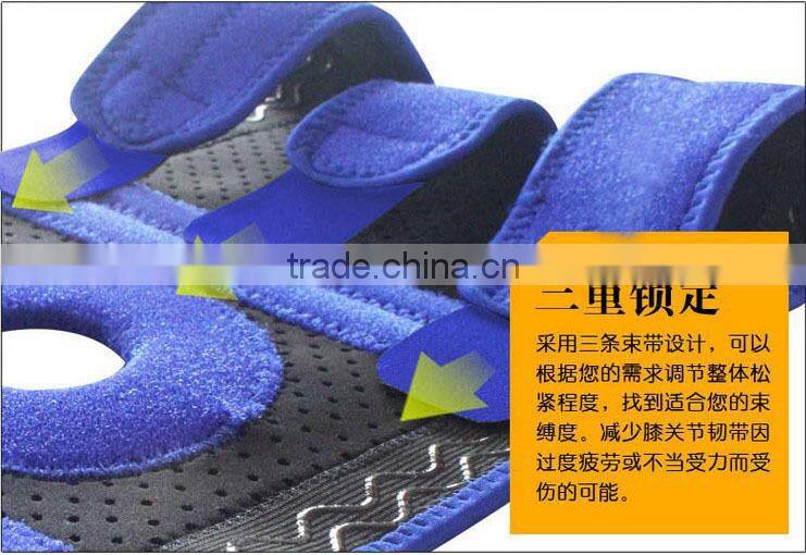 FDA Approved Breathable springs Knee Brace with neoprene and nylon knee brace support