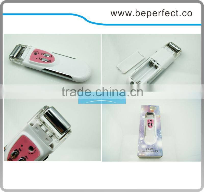 Facial ionic anti-aging roller