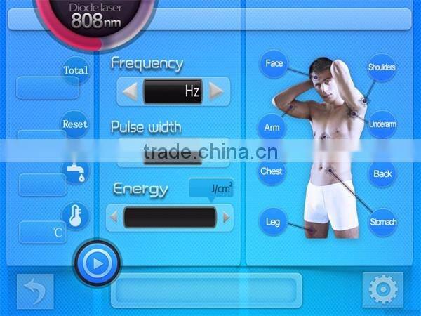 Salon equipment painless 808 diode laser watt laser hair removal