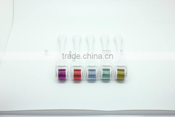 Titanium micro needle skin dermaroller 540 pins derma roller for anti cellulite