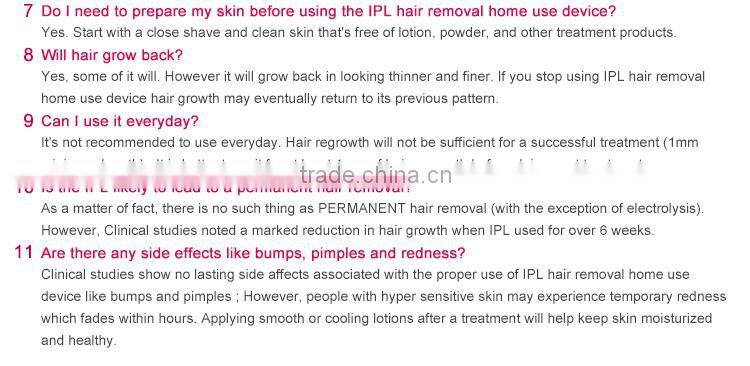 Household orginal DEESS IPL 300000 flash cartridge lifetime painlesDEESS best seller home use IPL permanent hair removal machine