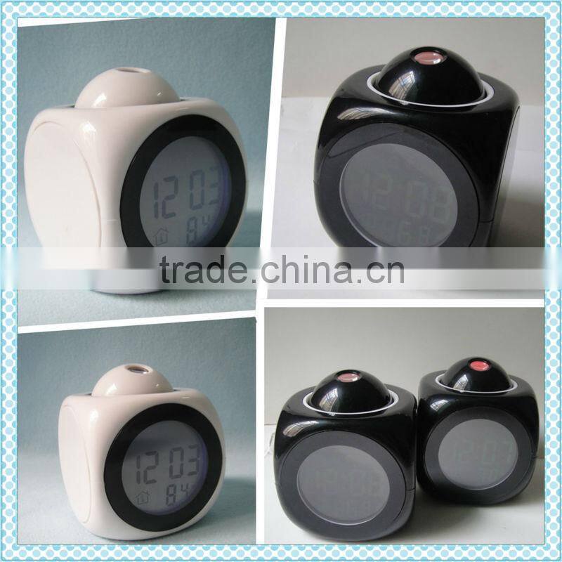 LCD Talking Projection Alarm Clock