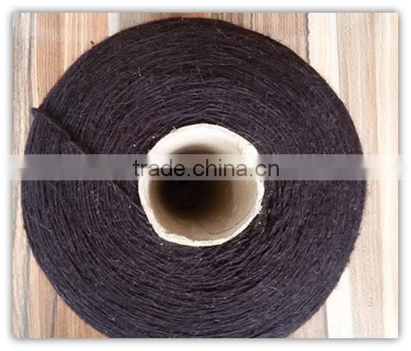 Lustered 50%Acrylic50% wool blended yarn use for blanket and carpet