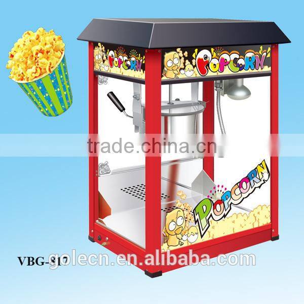 Automatic electric popcorn machine for making snack food