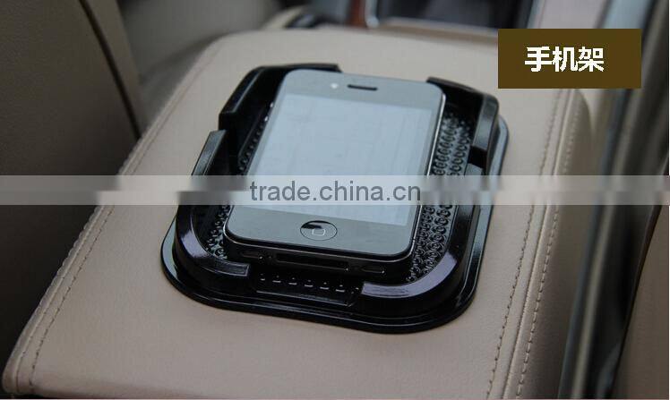 Black Car Dashboard Sticky Pad Mat Anti Non Slip Gadget Mobile Phone GPS Holder Interior Items Accessories