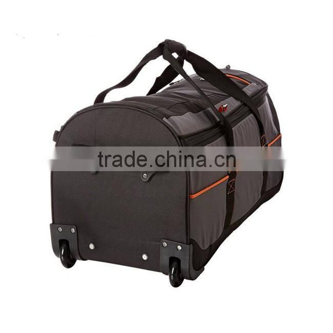 China wholesale 600D x 600D polyester fabric ladies fashion trolley bag