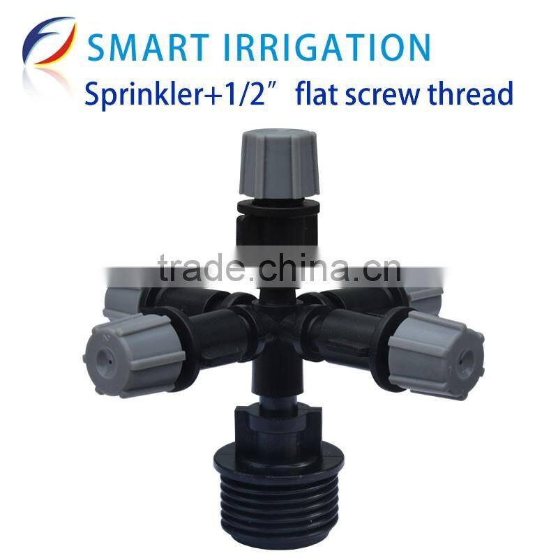 Mist garden hose automatic brass sprinkler nozzle