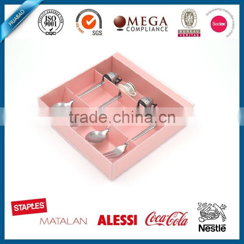 Portable Stainless Steel Flatware with Cute polyresin Handle, 4pcs polyresin cutlery, rachet set