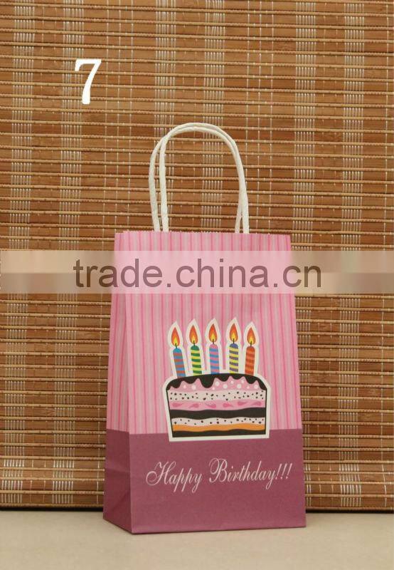 Hot Sale Customized Cartoon Gift Paper Bags Wholesale
