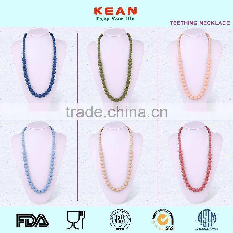 2016 newest design gold necklace silicone flower necklace