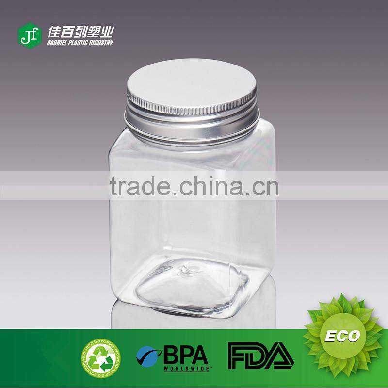 lg-10 plastic jar with aluminum lid