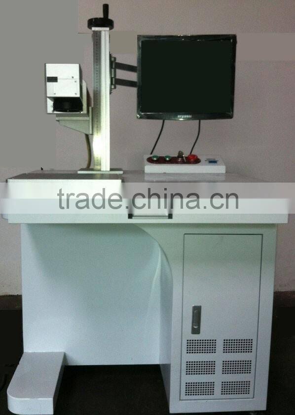 Hot sell top rank quatily and low price desktop no optical pollution fiber laser marking machine