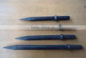 Drill rod for air pick hammer and hand hold rock drill