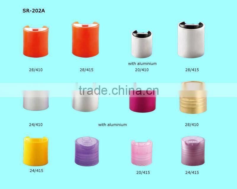 Plastic screw press cap 24/410 28/410 28/415