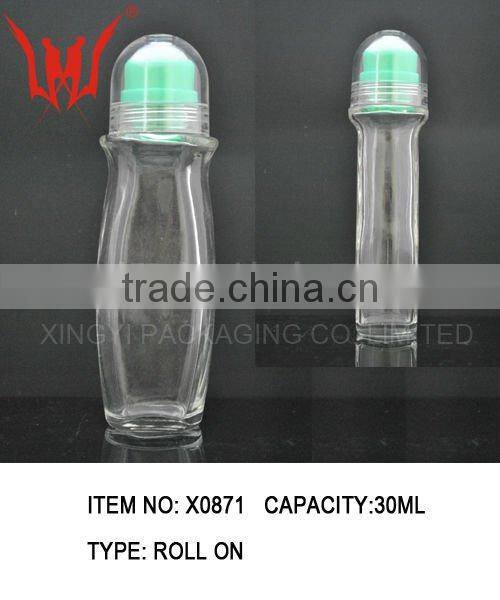 30ml empty glass nail polish bottle