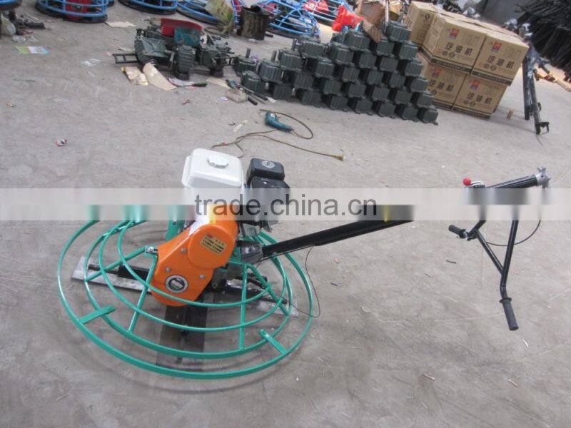 24 inch blades walk behind concrete troweling machine with 9hp gasoline engine