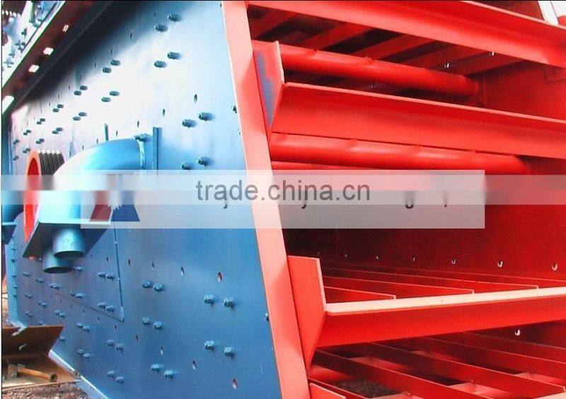 High capacity sandstone circular vibrating screen