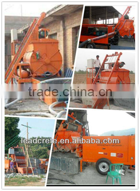 High efficiency foam cement block/brick making machine