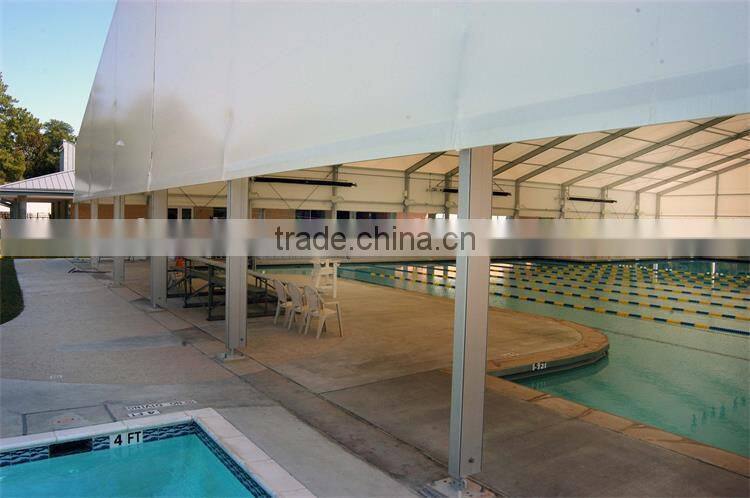 Aluminum frame clear span outdoor swimming pool tent canopy for event